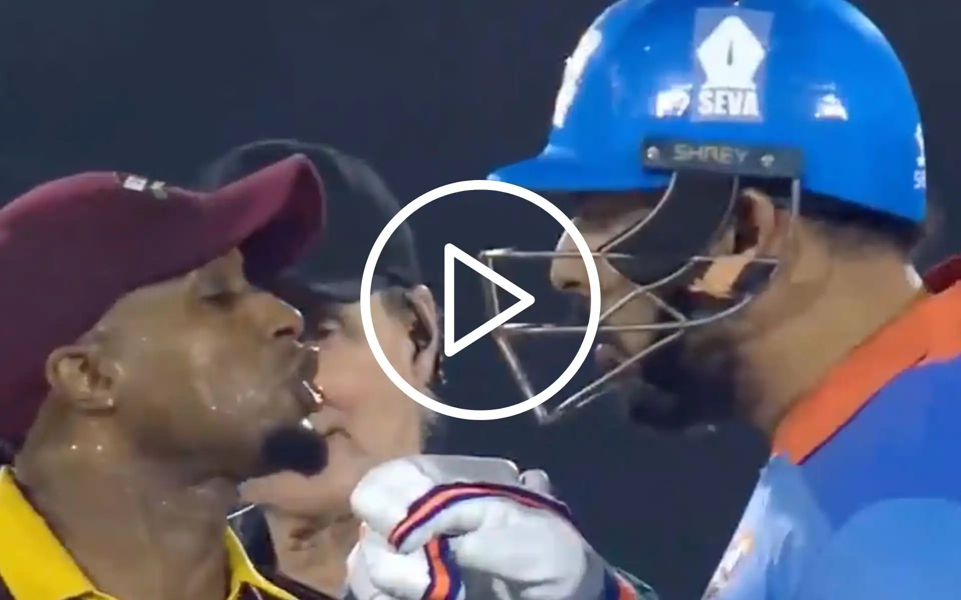 [Watch] Yuvraj Singh Fights With Tino Best In His Vintage Angry Mode During IML Final